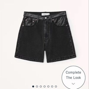 The Dad Short by Abercrombie and Fitch - black leather 25
